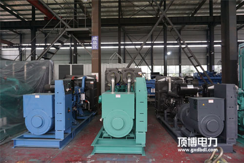 广西顶博发电机组制造厂房展示